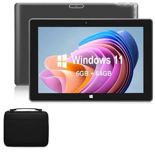 BoxWave Case Compatible with KBJPADS W101 (10.1 in) - Hard Shell Briefcase, Slim Messenger Bag Briefcase Cover Side Pockets - Jet Black