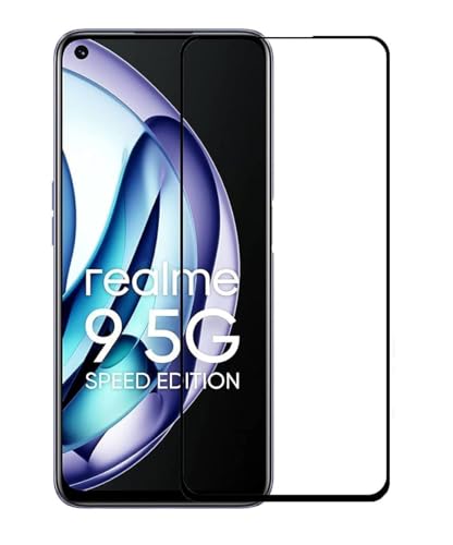 Image of RODMED HD Tempered Glass Screen Protector Compatible For Realme 9SE With Edge To Edge Coverage And Easy Installation Kit
