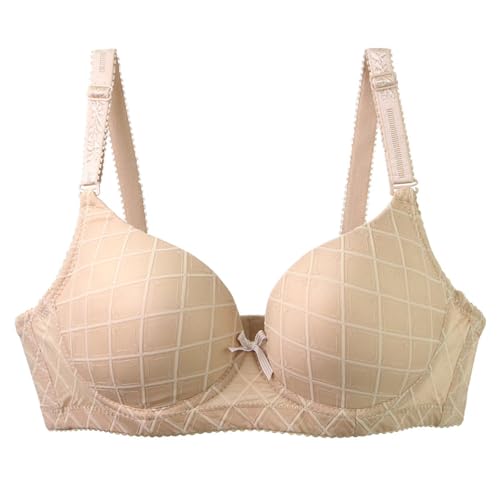 Sujetadores Sin Aros Push Up, Sujetadores Deportivos Mujer Reductor, Con Aros Y Copa Moldeadora Con Botones Frontales Encaje Tirantes Ajustables Los Hombros Talla Grande Sujetador Bra Push Up Bra