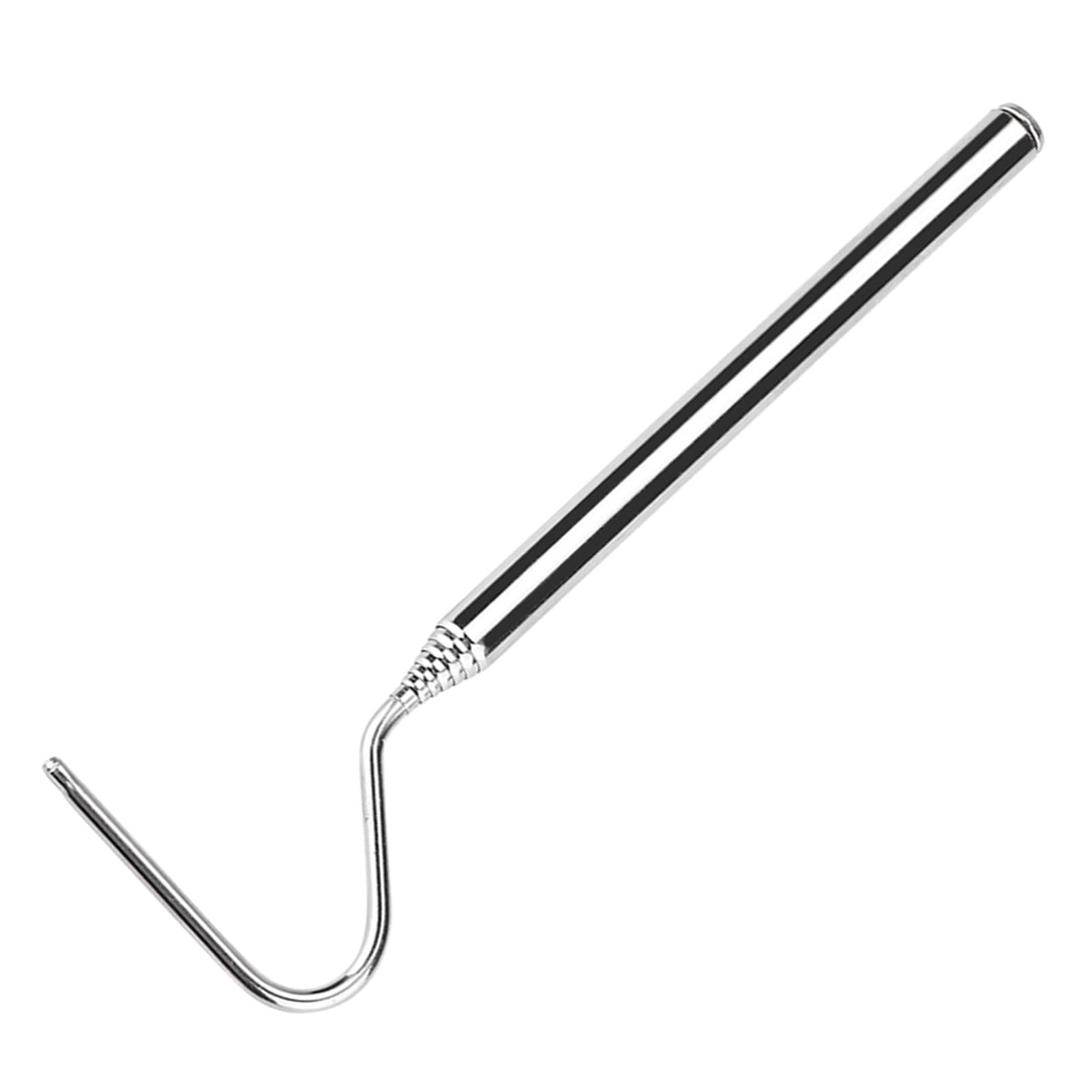 FAUOSWUK Snake Hook,16.5-68cm Collapsible Snake Hook Extensible Snake Catcher Hook Adjustable Snake Tong for Catching Controlling
