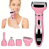Beanify Electric Shaver for Women & Men,2023 Wet & Dry Cordless Razor (Pink Black)