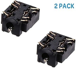 RGEEK 2 Pcs Replacement Headphone Jack Plug Port 3.5mm Headset Connector Port Socket
