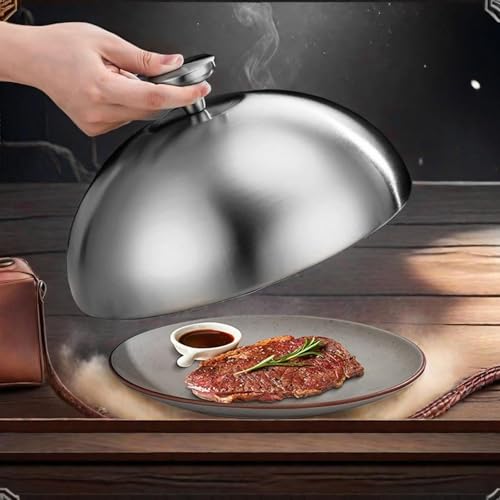 Tapa para hamburguesas universal de 26cm multiusos para cocina y asado 5