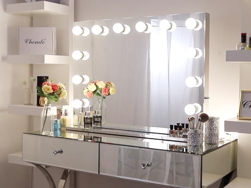 Chende Vanity Mirror with Lights, 31.5