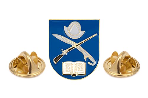 Gemelolandia - Distintivo Emblema del Curso de Introducción a la Historia Militar de España del Instituto de Historia y Cultura Militar 30 x 25 mm.