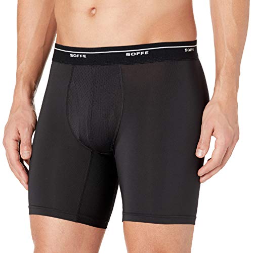 Soffe Mens Performance Boxer Briefs, Moisture Wicking Underwear