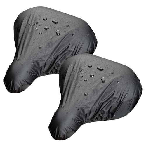 Fahrradsattel Regenschutz 2 StüCk Sattelschutz Wasserdicht Fahrrad Pvc...