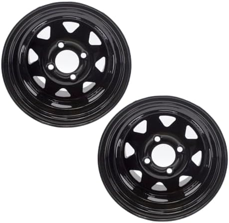 Amazon.com: 2 Pack Mower Rim 12x10.5 WHEEL RIM 5/4.5 backspace 5.25 ...