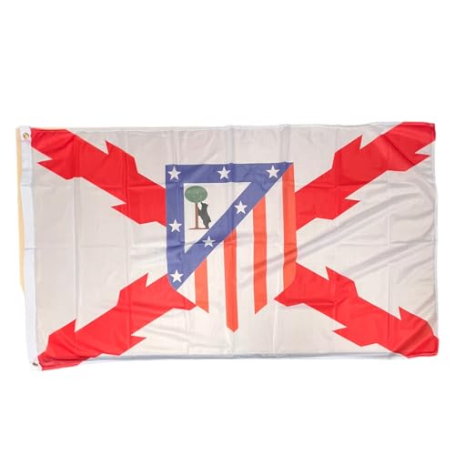 Gemelolandia | Bandera de 90x150 cm con Cruz de Borgoña y Escudo de Futbol 1947
