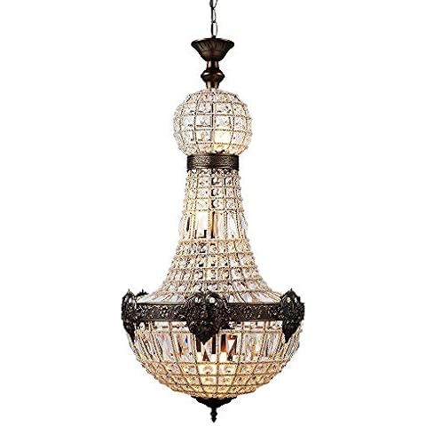Newrays Retro Crystal Chandelier Lamp Cover