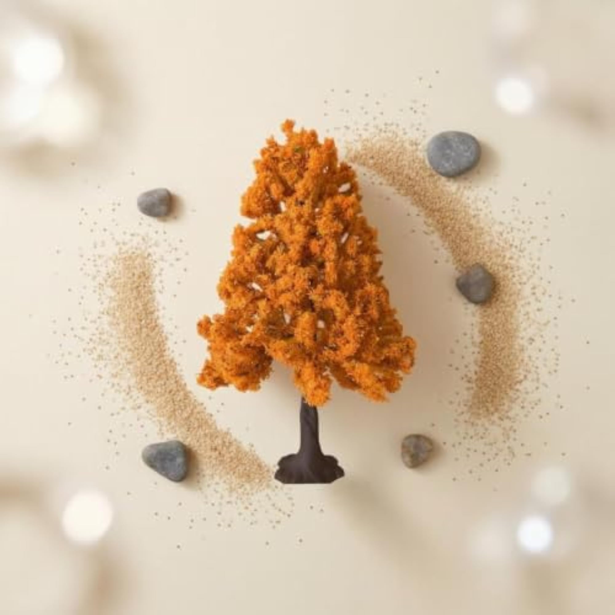Textured Miniature Tree Branch-Like Decorative Model Tree
