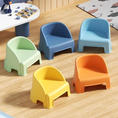 Image of ATORSE Small Stool Portable Footstool Kids Stool for Living Room Apartment Playroom Yellow