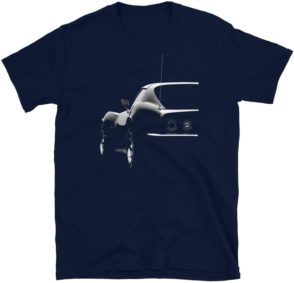 Chevy Corvette C3 Stingray Mens T Shirt Roadster Sport Race Car Tee for Men