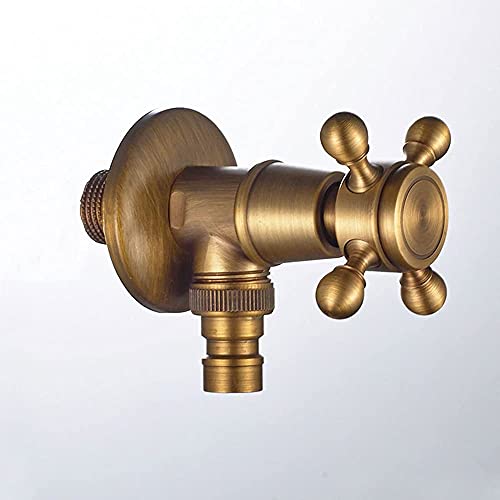 Robinet eau froide imitant un simple robinet d'eau antique en laiton - 5