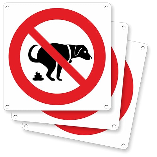 Cartello No Dogs – Plastica rigida da 1,2 mm per uso interno