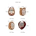 8 Key Exquisite Finger Thumb Piano, Symmetry Finger Thumb Piano, Marimba Musical Good Accessory Pendant Gift, Kalimba Thumb Piano, Christmas Piano Gift for Kids Adult (H)