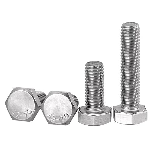 SYDARSYN Hex Bolt Stainless Steel (A2) Fully Threaded Mechanical Screws Hexagon Set Screws M16x25mm (2 pcs) - Image 3
