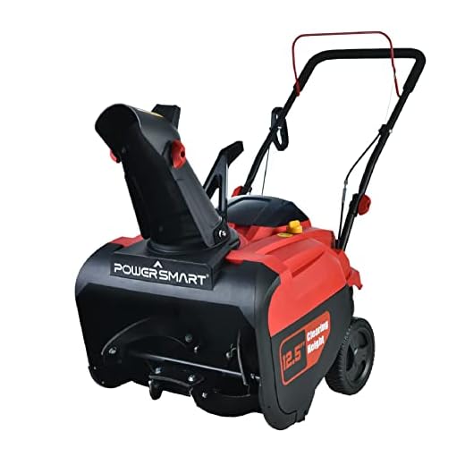 PowerSmart Snow Blower Gas Powered, 21 Inch Single Stage Gas Snow Thrower, 212CC Gasoline Engine Snowblower for Yard