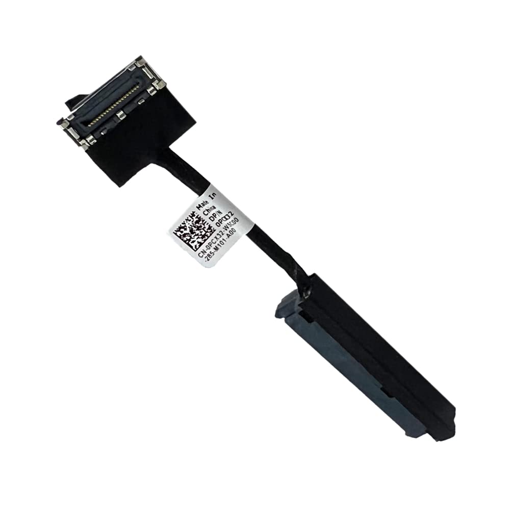 Gintai Câble Disque Dur 0PCX32 450.0NS03.0001 & HDD Caddy Bracket Cadre 96GVC pour Dell Latitude 5521 E5521 5520 5531 E5531 Precision 3561 3560 3571 M3571 avec vis