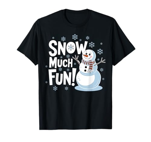 Muñeco de nieve de invierno divertido para niños Camiseta