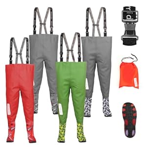 3Kamido Kinderwathose Spider Kinder Anglerstiefel 29/30