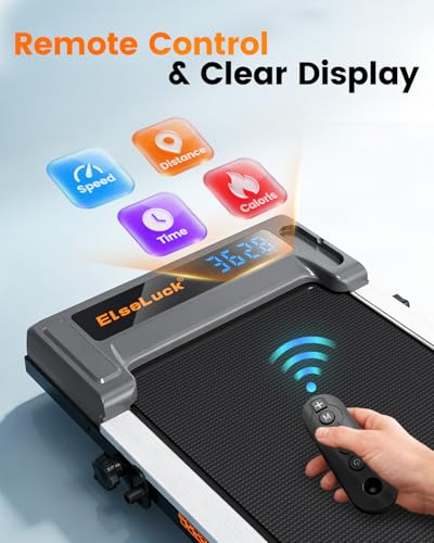 Image of Walking Pad with Incline and Handle Bar, 2.5 HP Quiet Walking Pad Treadmill with 265 LBS Capacity, Portable Under Desk Treadmill, Portable Treadmills for Home