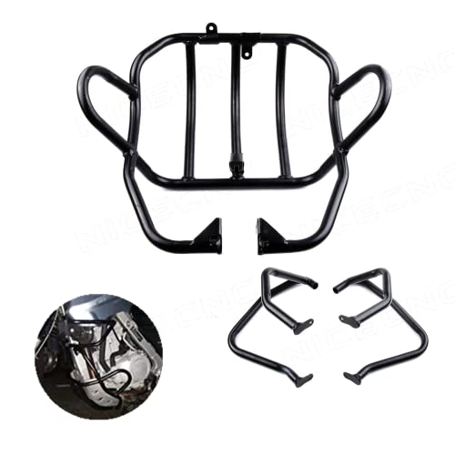 NICECNC Crash Bars Engine Protection Guard Bumper Compatible with BMW F650GS 1999-2007 F 650 GS Dakar 1999-2007 G650GS 2008-2015 G 650 GS Sertao 2010-2014