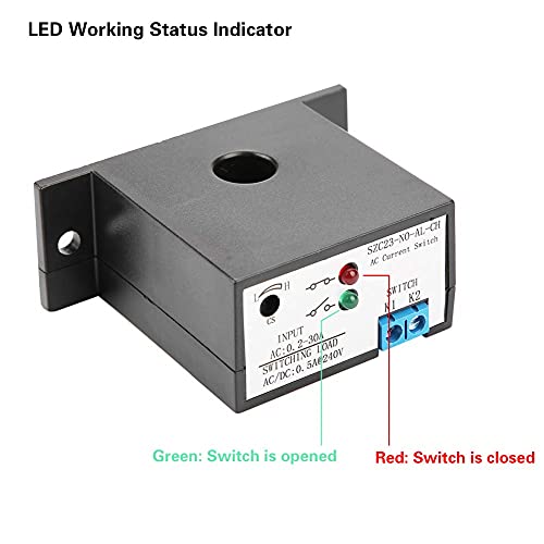 Normally Open Current Switch Adjustable Isolation The Ac Current Monitoring Current Detection Protection Ac 0.2-30A Szc23-No-Al-Ch #TOP2