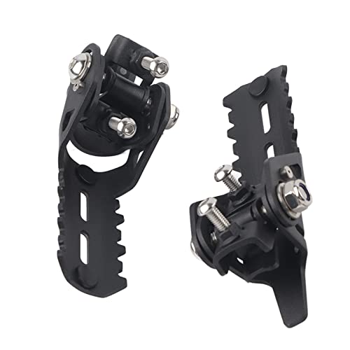 Repose-pieds avant pliables en acier inoxydable moto R1200GS noir 1 paire