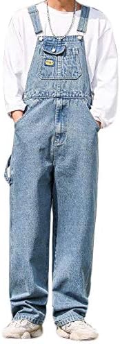 メンズ デニム オーバーオール ロングパンツ ゆったり サロペット あなたにおすすめの商品 大きいサイズツ ストリート系 作業パン ファッション ボトムス