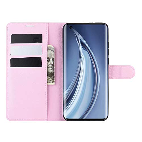 Wuzixi Funda para OPPO A1k. Ranuras para Tarjetas, PU Cuero Flip Folio Carcasa, con Soporte Plegable Apto para OPPO A1k Smartphone.Rosa