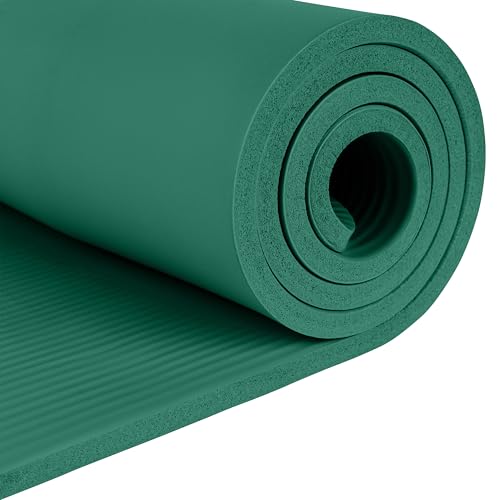 Image of Retrospec Solana Yoga Mat Thick 1 /2in Non-Slip Workout Mat with Nylon Strap - 72x24in Exercise Mat for Pilates, Stretching & Fitness - BPA Free, Easy Clean