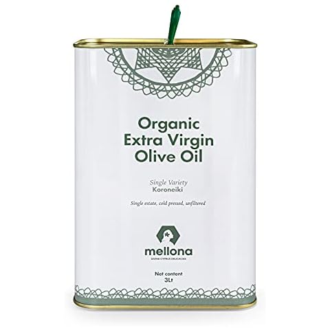 Mellona Organic Extra Virgin Olive Oil, 3 Litre Cover