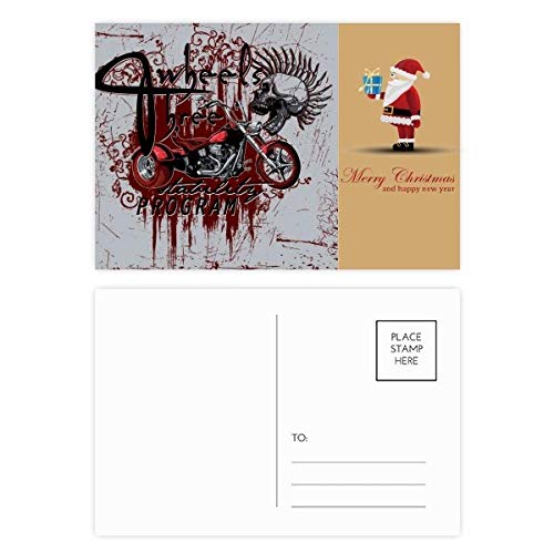 Cartes postales Bloody Squelette déco graffiti pour bureau