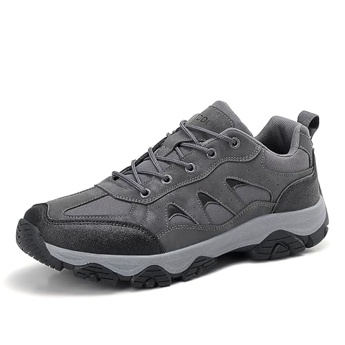 Zapatos de trekking para hombre, impermeables, zapatillas de montaña, zapatos de exterior, zapatos anchos, zapatos de trail running, zapatos de montaña, antideslizantes, zapatos de senderismo, zapatos