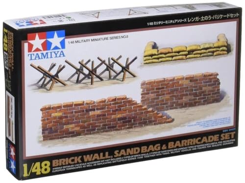 TAMIYA 300032508 WWII Diorama Set Walls and Sandbags 1:48