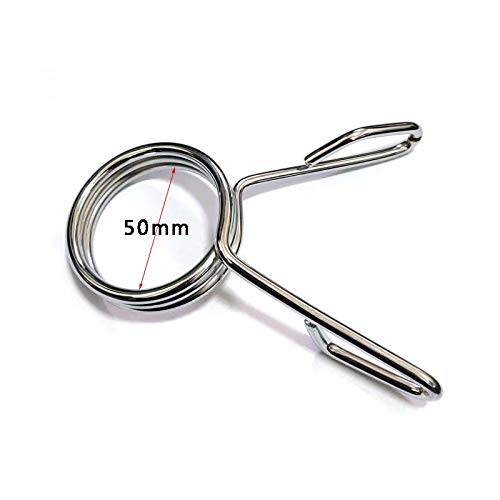 Morsetti Per Bilanciere Olimpico 50 Mm - Sgancio Rapido Per Palestra - Foto 5