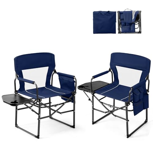 VINGLI Camping Chairs, Directors Chair, Camping Chair with...