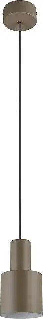 Agudo Pendelleuchte in Metall Taupe - Pendellampe ohne Leuchtmittel