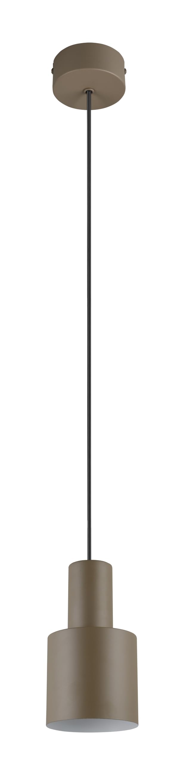 Trio Leuchten Pendelleuchte Agudo 319400141, Metall Taupe, exkl. 1x E27