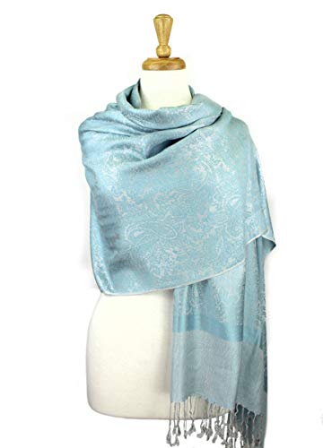 PASKMLNA Paisley Jacquard Pashmina Shawl Wrap Scarf Stole3