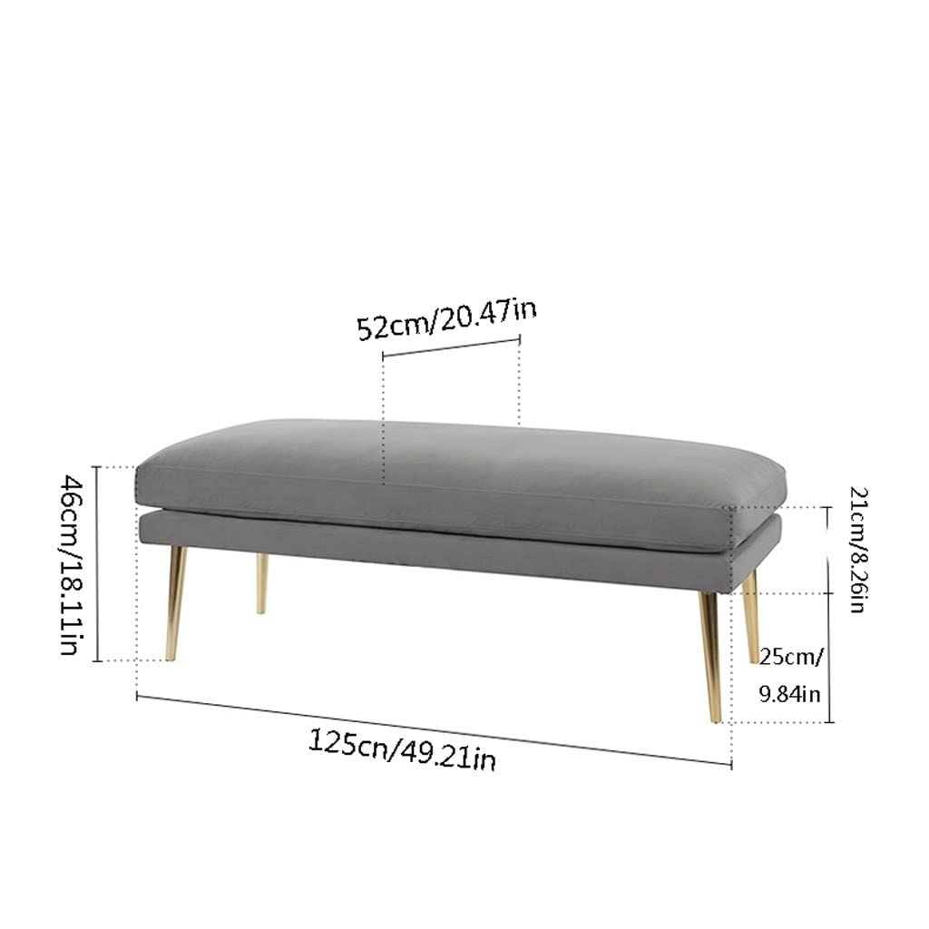 eexbz Foot Stool for Bed Fabric Bed End Stool Bedroom Bedside Bedside Bench Door Changing Shoes and Clothes Modern Minimalist Cloakroom Sofa Bed Step Stools for High Beds