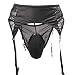 Sissy pouch panties men's girly lace bikini briefs lingerie underwear sexy for men GYLS (2XL, Black)