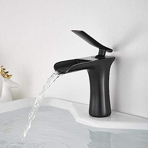 Mitigeur de lavabo cascade anti éclaboussure laiton antique robuste