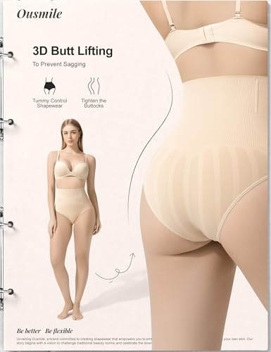 Image of Shapewear Tummy Control Underwear for Women High Waist Panties | Body Shaping Panty Girdle,Breathable No Rolling Briefs for Under Dress