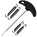 P1 TOOLS Motorcycle Exhaust Pipe Spring Puller Installer Hook Tool with Exhaust Pipe Springs 67MM 75MM Swivel Hook