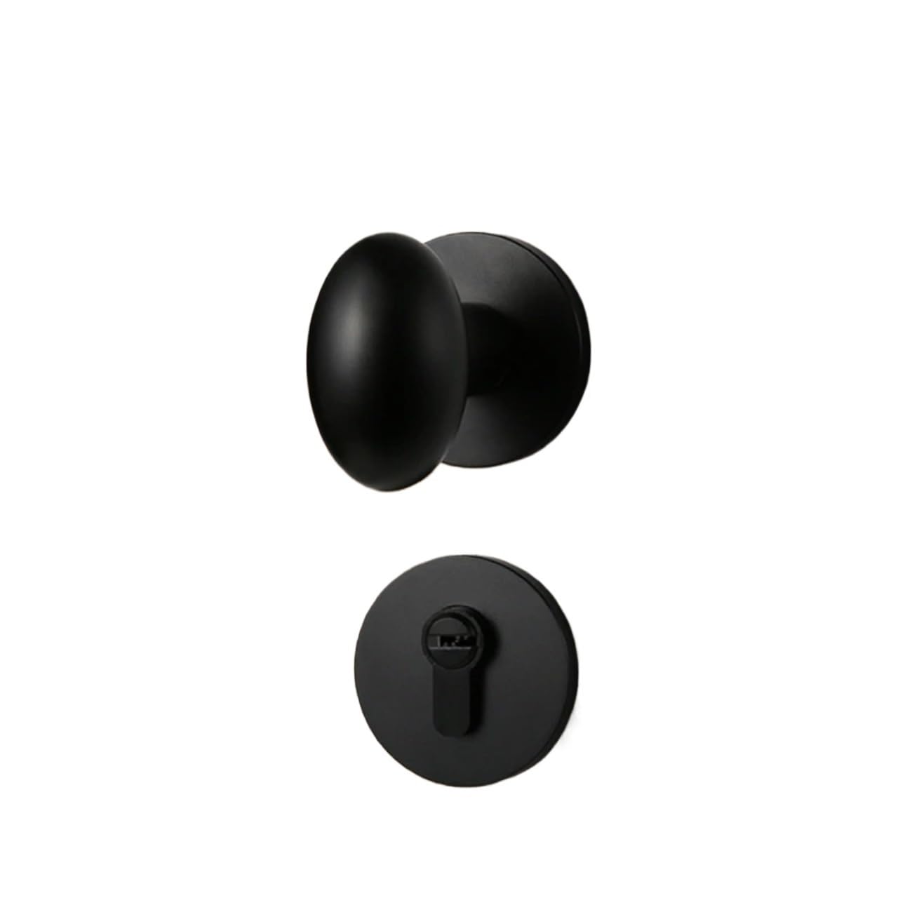 Aluminum Alloy Split Hardware Accessories Indoor Silent Door Lock with Keys 1Pcs(1_45MM)