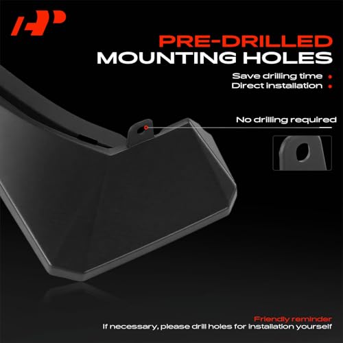 Image of A-Premium Mud Flaps Compatible with Hyundai | for Hyundai Santa Fe 2024 SUV, No Drilling Required Mud Guards with Accessories, Set of 4 Front and Rear