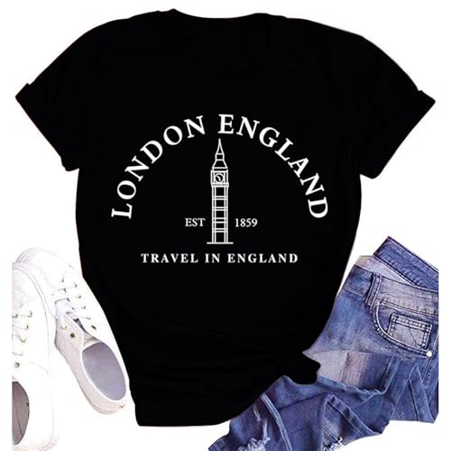 T-shirt voyage Angleterre femme Big Ben look urbain