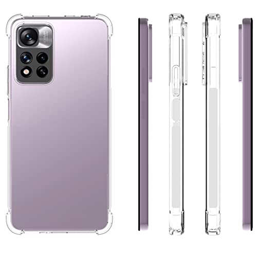 Funda Xiaomi Redmi Note 11 Pro y Pro Plus USTIYA Carcasa Bumper TPU Transparente 2
